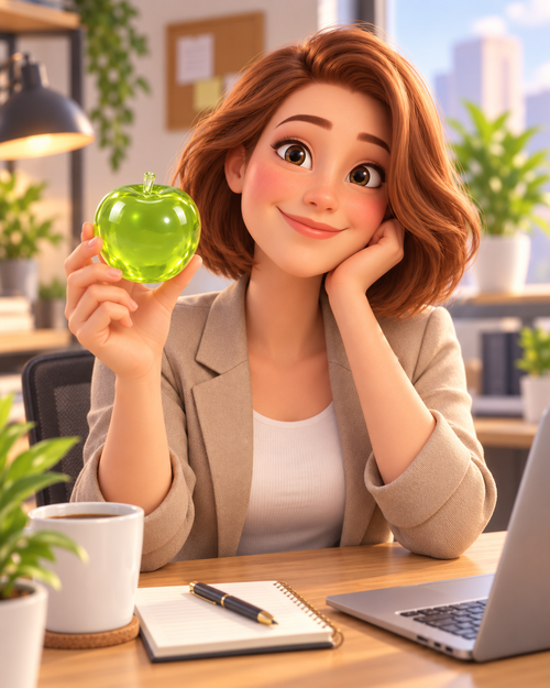 Apple Squishy Toy