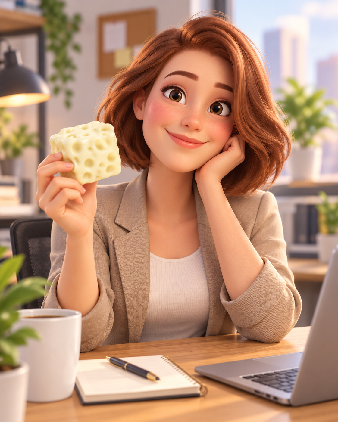 Cheese Fidget Stress Toy
